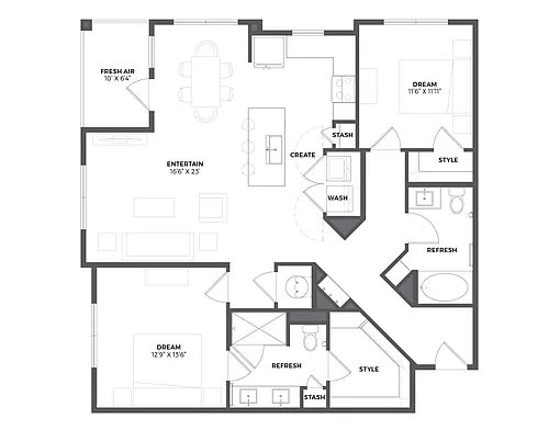Floor plan B2