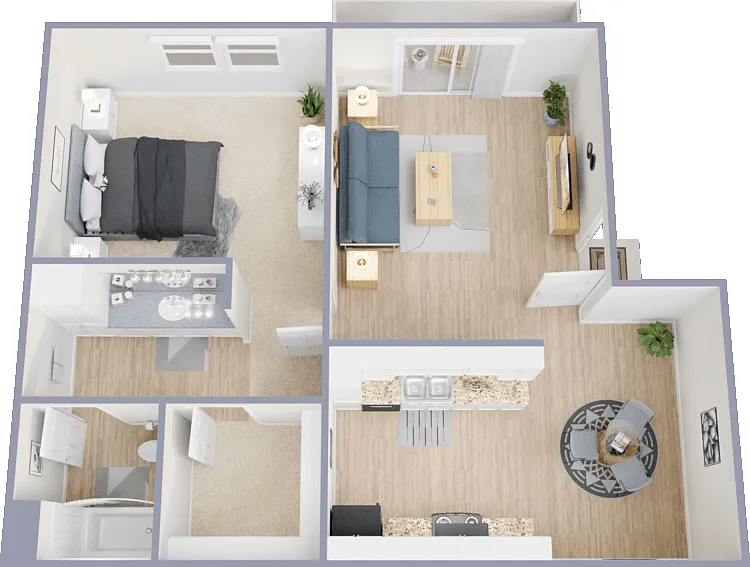 Plan B Floorplan Diagram