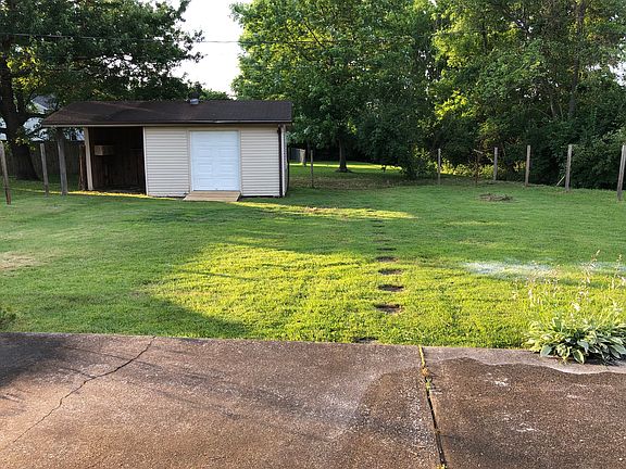Backyard, shop and shed.