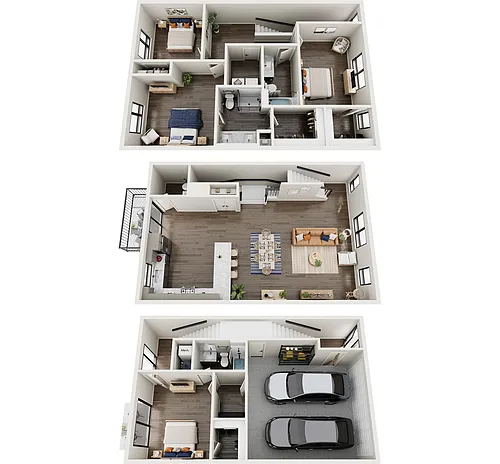 Floor plan Maple Townhome