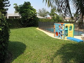 Large fenced-in back yard