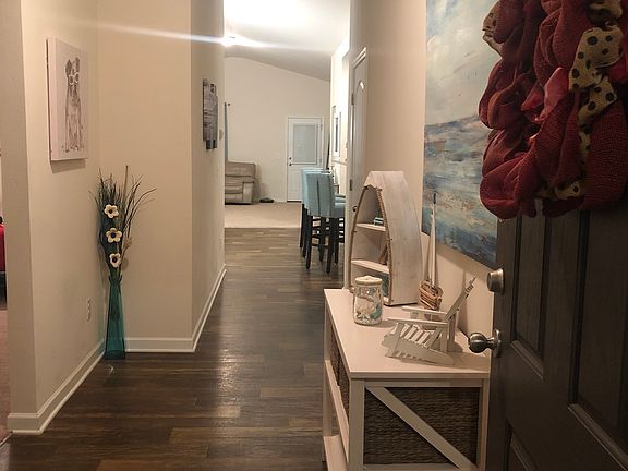 View stepping in door