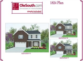 1824 Elevation GHI Plan, Bradley Bend, Pleasant View, TN 37146