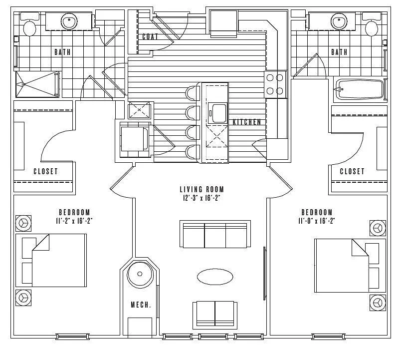 Floor plan B6
