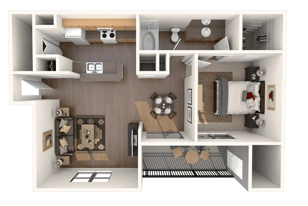 Floor plan A3 1X1