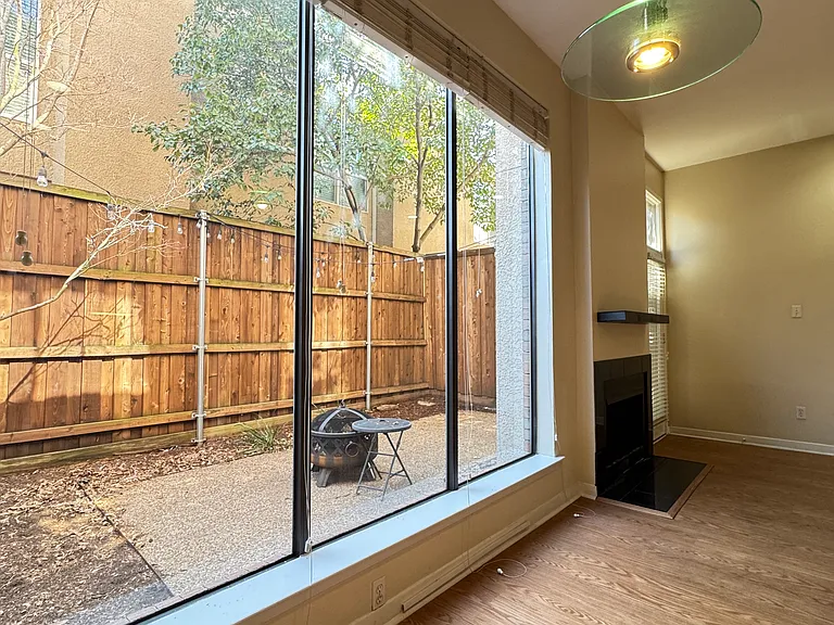 Attached private patio to the unit