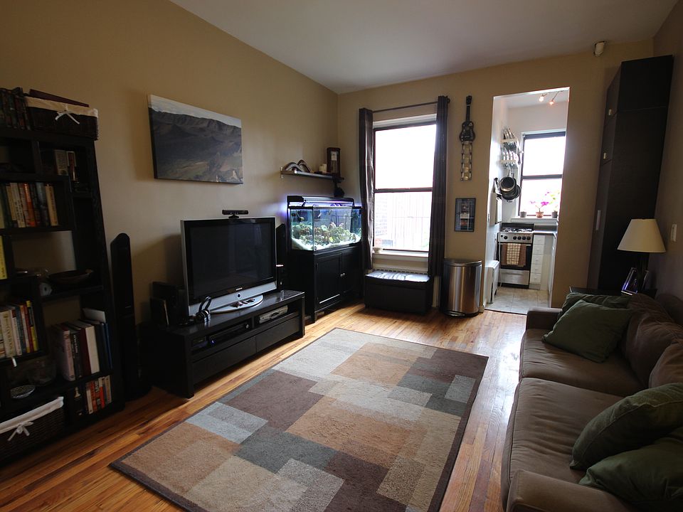 Living Room, Facing Windows