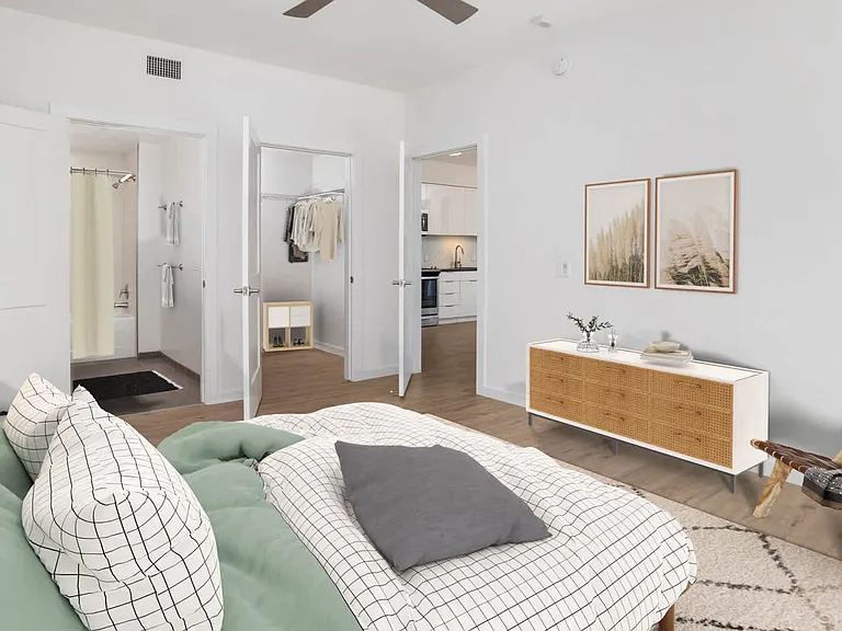Bedroom with Hard Surface Flooring