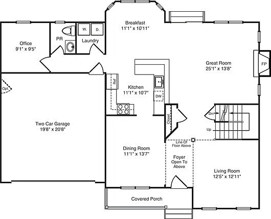 1st Floor Layout