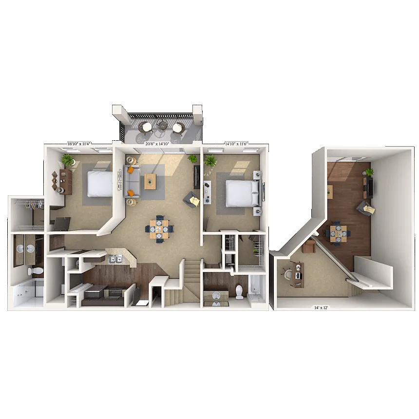 Floor plan Bexley Loft