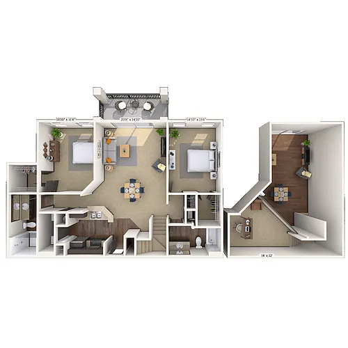 Floor plan Bexley Loft