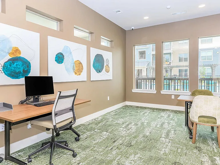 Work comfortably in our fully-equipped business center at Cityscape Apartments