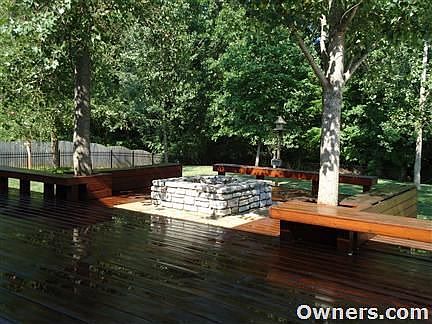 Back deck and fire pit
