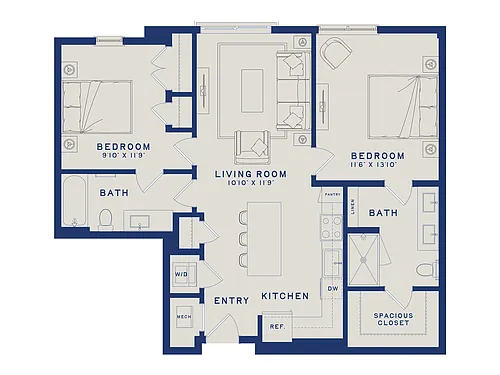 Floor plan B6