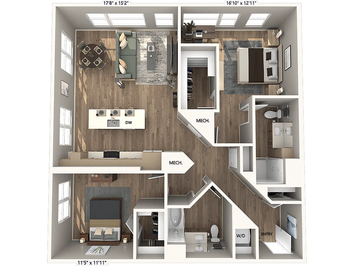 Floor plan B15-alt-a.
