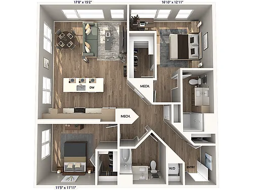 Floor plan B15-alt-a.