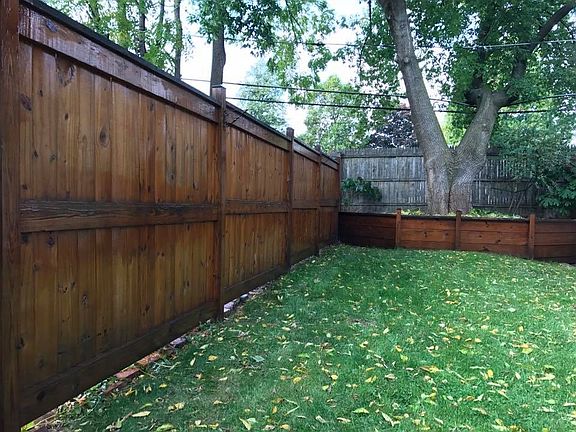 Fenced in yard