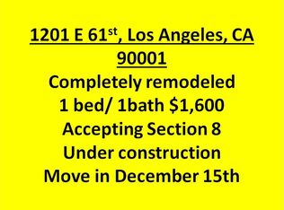 1201 E 61st St #1, Los Angeles, CA 90001