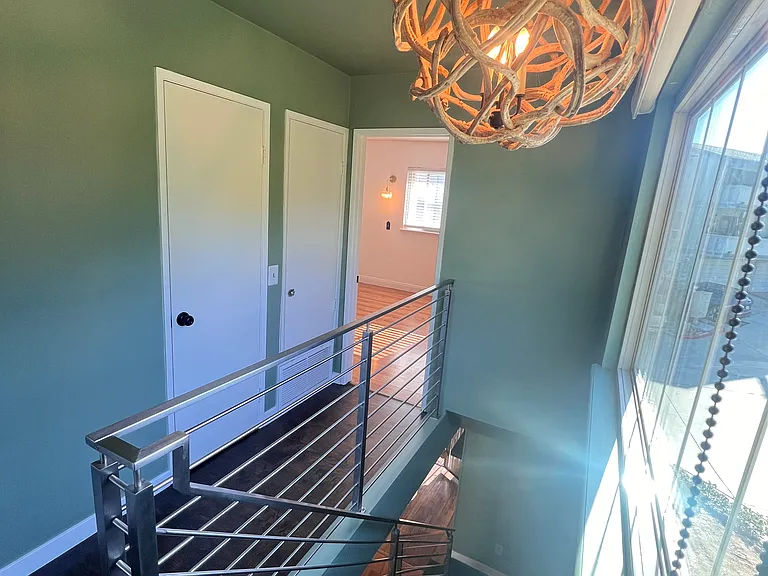 Hallway upstairs with more natural light