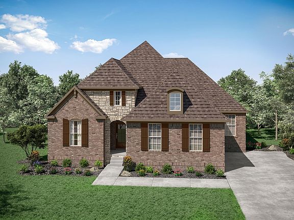 Parkhill C side-entry garage