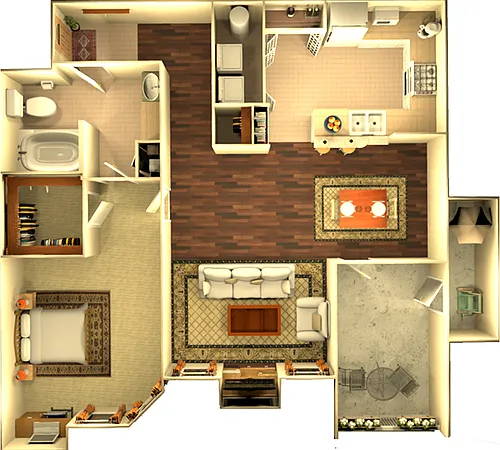 Floor plan The Habersham