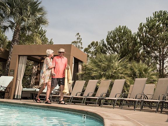 Homeowner Members by the Pool