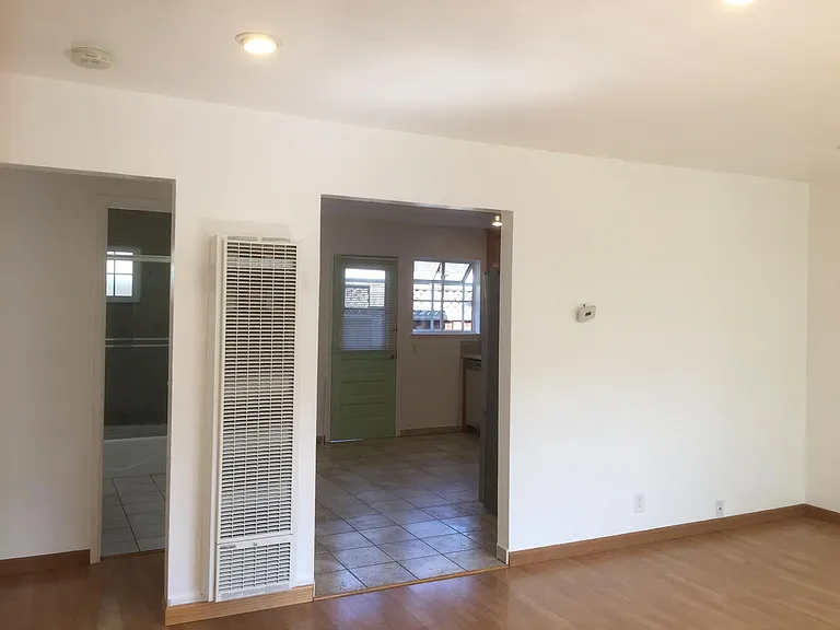 Living room look in to kitchen and bath room