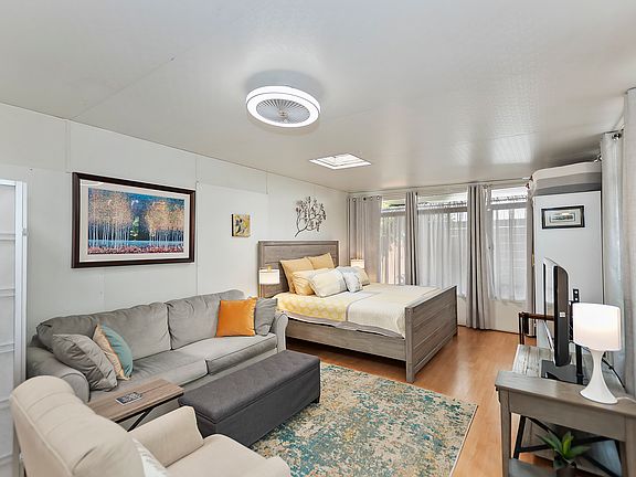 Beautiful sofa (opens to Queen bed)