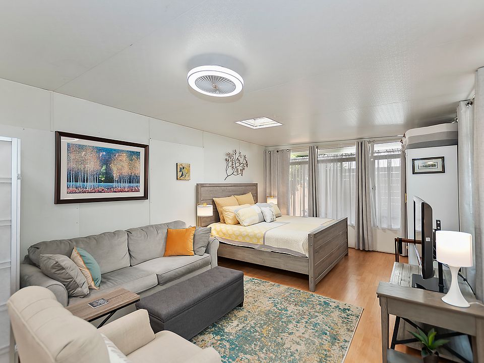 Beautiful sofa (opens to Queen bed)