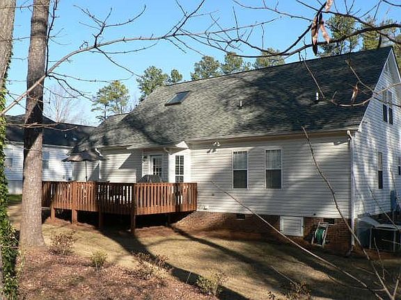 Lots of space between backs of houses