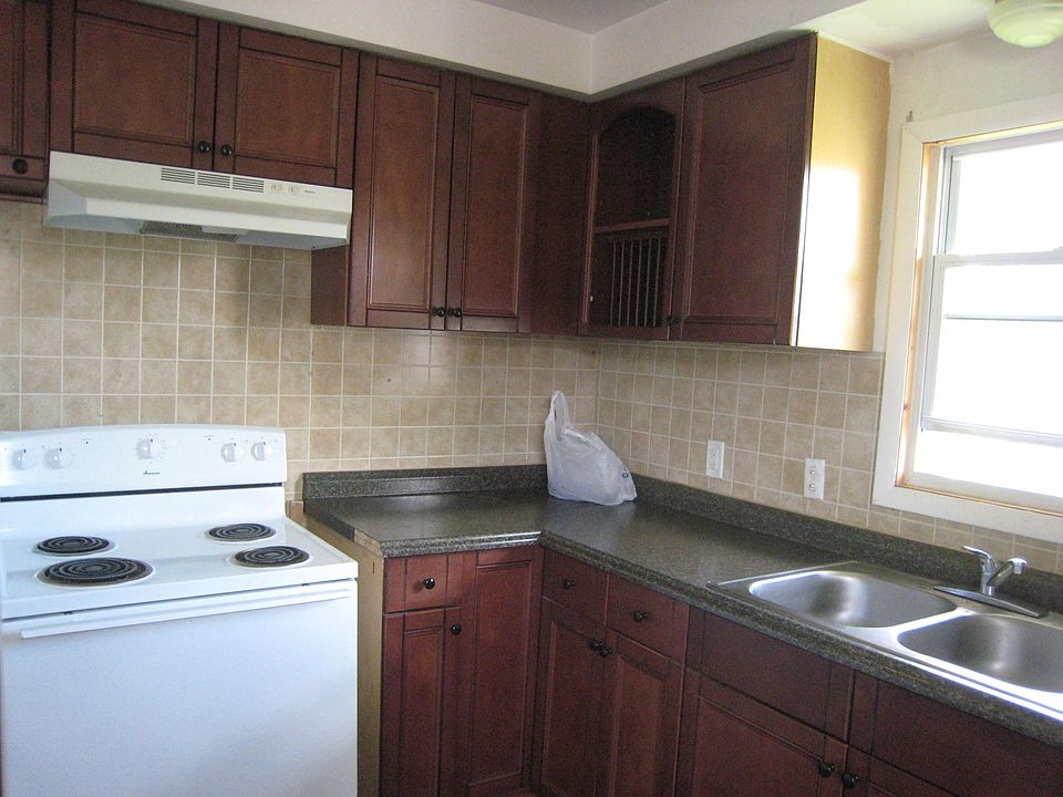 The kitchen sink & stove...