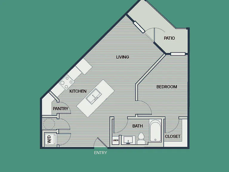The Daysailer I: 1BR 1BA