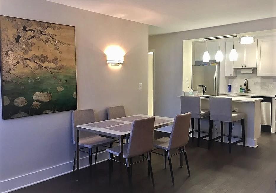 Dining area - evening