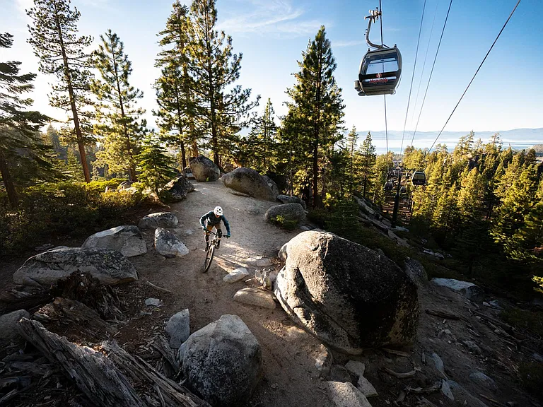 Hundreds of miles of hiking and biking trails are right outside your door. 10 min drive to Heavenly resort at Stagecoach or 5 min. to the Gondola at Stateline.