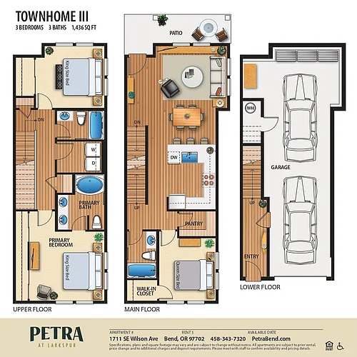 Floor plan Townhome III