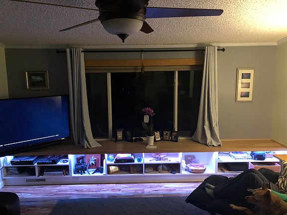 Under light on the built in.