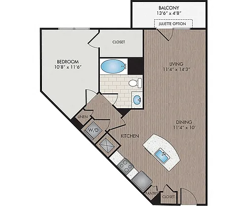 Floor plan Carolina / Centennial / Crabtree