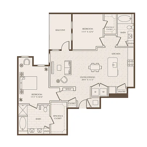 Floor plan B6