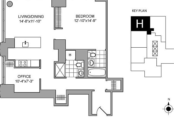 2nd image of 310 W 52nd St APT 10H