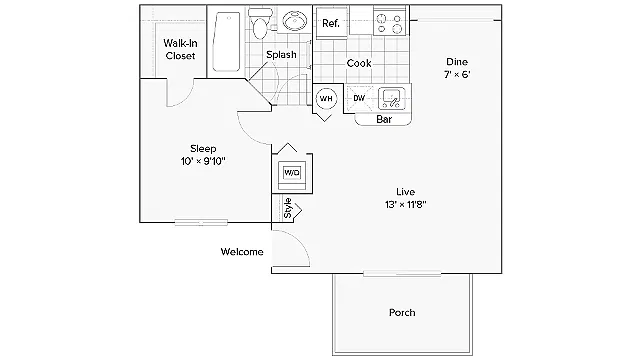 Floor plan Apex