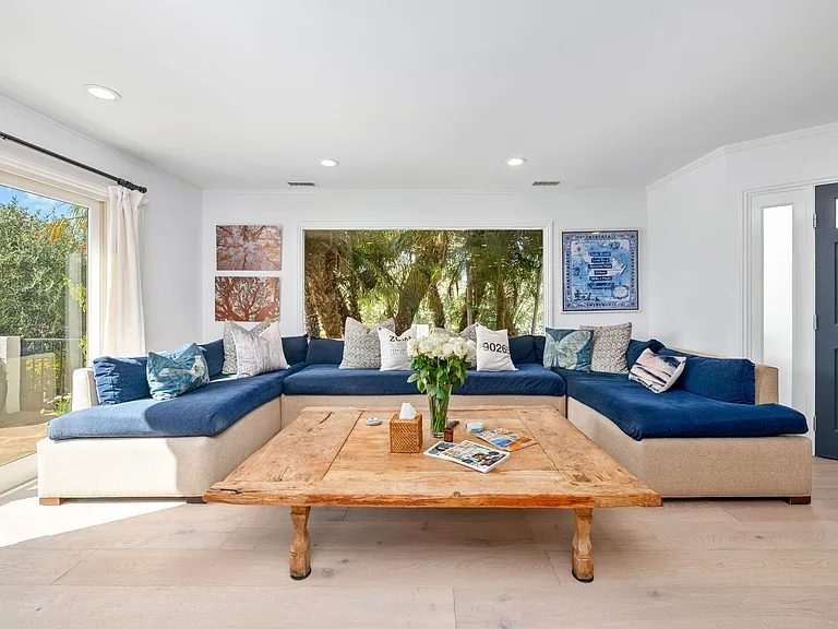 Watch TV in the most comfy custom made couch