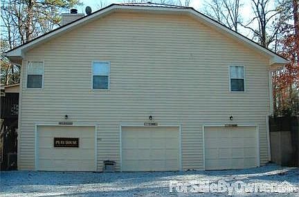 Our garage door is lower door on left