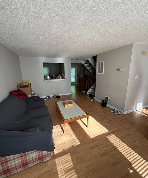 Family Room looking back toward serving window from Kitchen