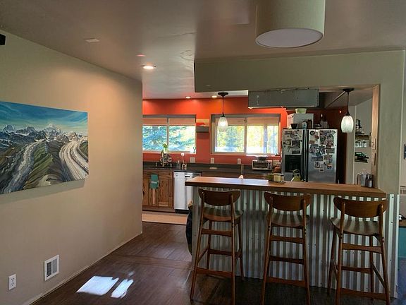 Kitchen island and bar