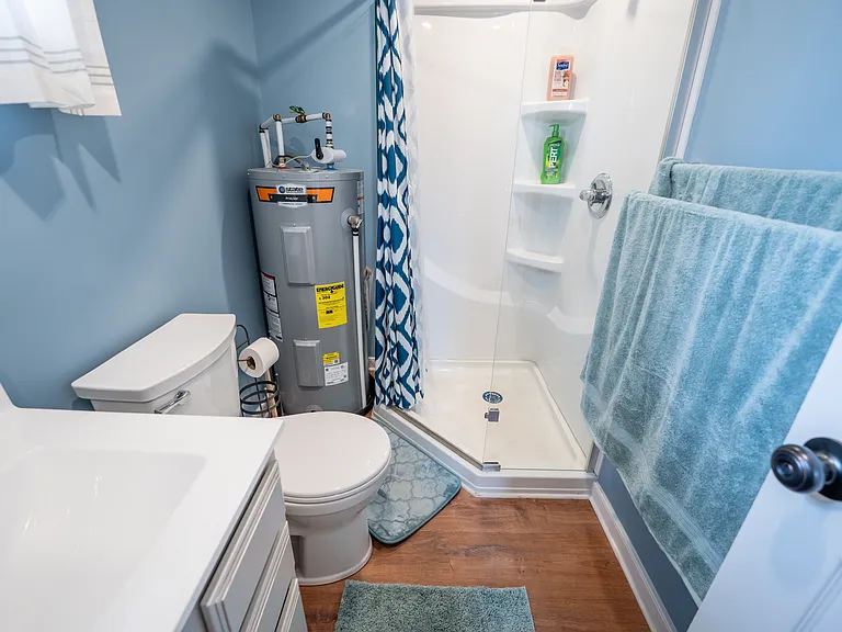 Your full bathroom is clean and spotless, with linens available free of charge if needed!