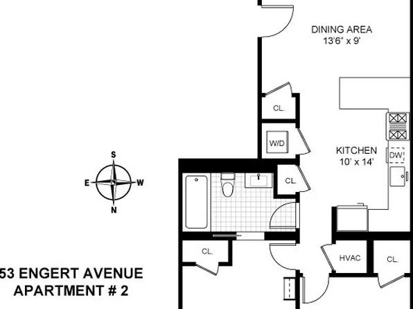 53 Engert Ave APT 2, Brooklyn, NY 11222