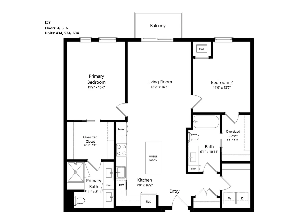 Floor plan C7