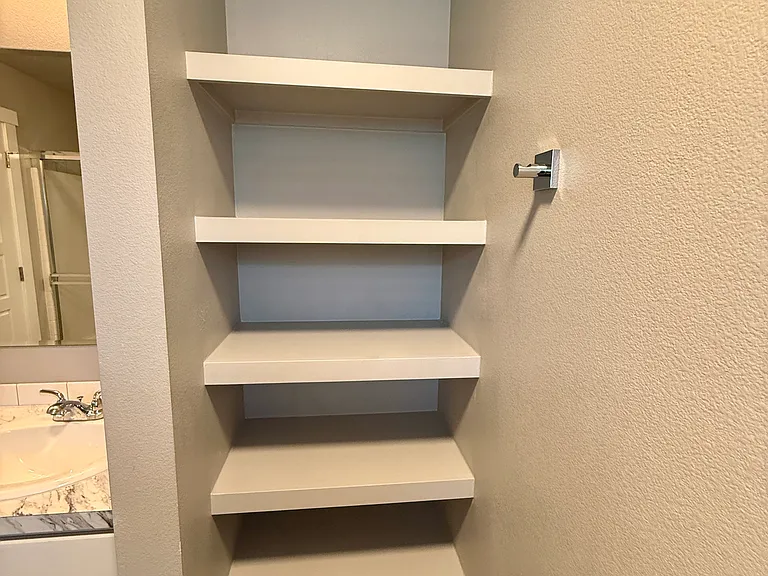 Primary Bathroom Storage