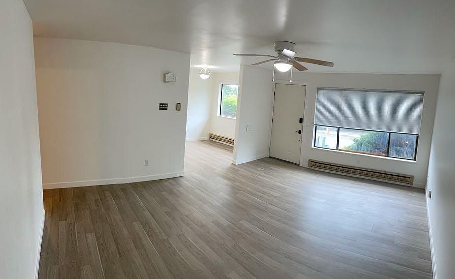 Living room and front door