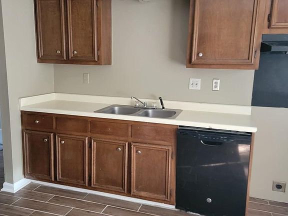 Kitchen with new floors